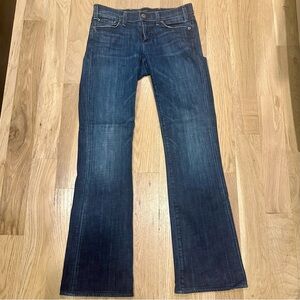 Citizens of Humanity Kelly Low Waist Bootcut Jeans Size 26 Dark Wash Like New